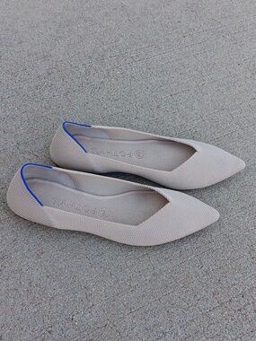 Rothy's The Point Knit Ballet Flats Shoes Womens 9.5